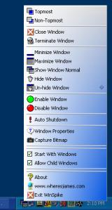 Winspike menu